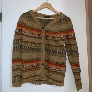 knitted sweater cardigan